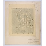 CHODOROWSKI A. – Głowa Murzynki. Linoryt sygn. A. Chodorowski 59.