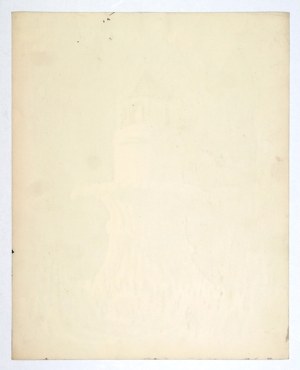 FACZYŃSKI J. - Chapel. Ink, watercolor.