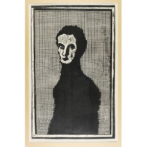 MALINA M. – Portret kobiety. Linoryt.