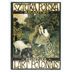 J. Mehoffer – Trójbarwna litografia okładkowa Sztuka polska. Malarstwo z 1903.