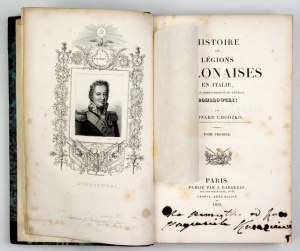 CHODŹKO L. - Histoire des Légions polonaises en Italie. T. 1-2. 1829.