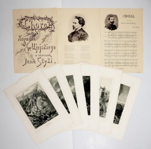 UJEJSKI Kornel - Chorale in the paintings of Jan Styka. [Lviv 1894. Nakł. A. St. i Sp.]. folio, k. [3], tabl. 6. oryg....