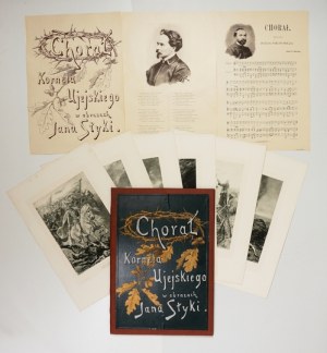 UJEJSKI Kornel - Chorale in the paintings of Jan Styka. [Lviv 1894. Nakł. A. St. i Sp.]. folio, k. [3], tabl. 6. oryg....