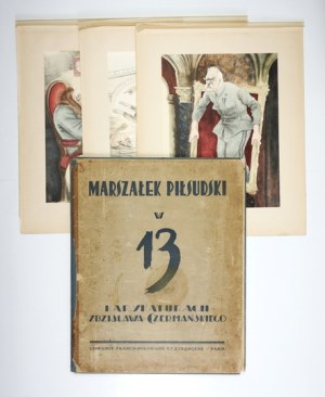 CZERMAŃSKI Z. - Marszałek Piłsudski in 13 caricatures. Introduction by J. Lechoń. Paris 1931.