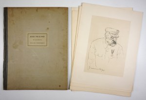 CZERMAŃSKI Zdzisław - Józef Piłsudski in 13 boards .... Warsaw 1935, published by J. Przeworski. Folio, p. [5], tabl....