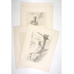 CZERMAŃSKI Zdzisław - Józef Piłsudski w 13 planszach ... Warszawa 1935. Wyd. J. Przeworskiego. folio, s. [5], tabl....