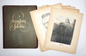 GOTTLIEB L. - Polish Legjony. Portfolio of 20 (of 22) color lithographs. 1936.