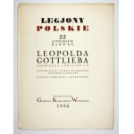 GOTTLIEB L. - Legjony Polskie. Teka 20 (z 22) litografii barwnych. 1936.