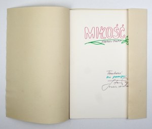 PAPP Stefan - Love. Cracow 1988. 4, p. 1, plate 5. paper folder.