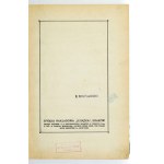 MICIŃSKI Tadeusz - Xiądz Faust. Powieść. Kraków 1913. Spółka Nakł. Książka. 8, s. [8], 369, [6]. opr. pł....