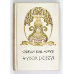 NORWID C. - Wybór poezji. 1911. Stan księgarski! Okł. A. S. Procajłowicza
