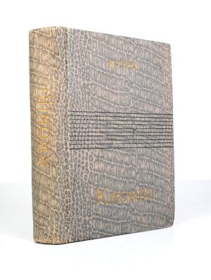 PRUS B. - Chronicles 1875-1878, Warsaw 1895.