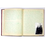 Rękopiśmienny pamiętnik szkolnej koleżanki W. Szymborskiej z l. 1938/1939.