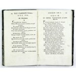 TARENGHI P. – Odarum libri IV. Wilno 1805. Zbiór wierszy łącińskich.