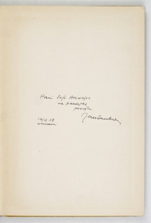 J. Brzechwa - Academy of Mr. Kleks. Illustrated by J. M. Szancer. 1958. dedication by the author
