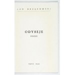 BRZĘKOWSKI J. - Odyseje. Poezje. Paryż 1948. Dedykacja autora.