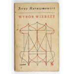 HARASYMOWICZ J. - Wybór wierszy. Warszawa 1967. Dedykacja autora.