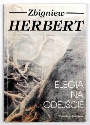 HERBERT Z. - Elegy for a Departure. 1992. dedication by the author.