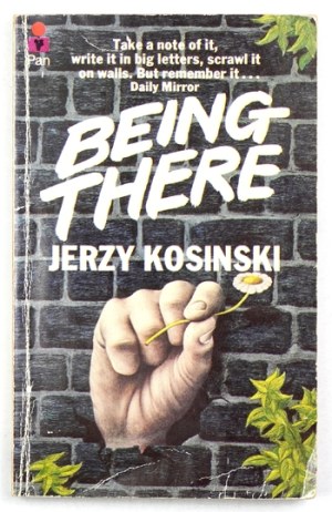 KOSINSKI J. - Being There. 1973. dedication and self-caricature of the author.