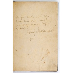 MAKUSZYŃSKI K. – Awantura o Basię. 1948. Z dedykacją autora.
