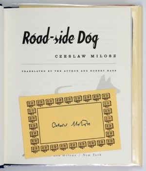 MILLER C. - Road-side-Dog. 1998. author's signature on a separate sheet.