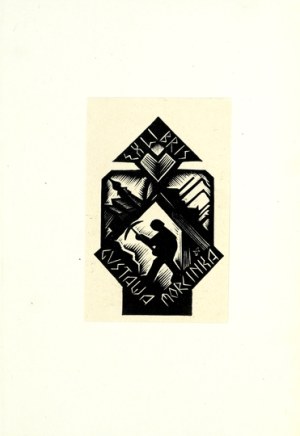 Gustaw Morcinek. On the 70th anniversary of his birth. 1961. with the signature of G. Morcinek and his ex-libris.