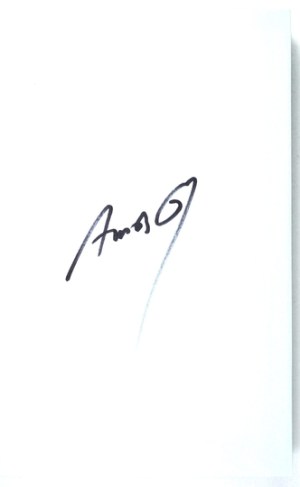 OZ A. - A tale of love and darkness. 2008. author's signature.