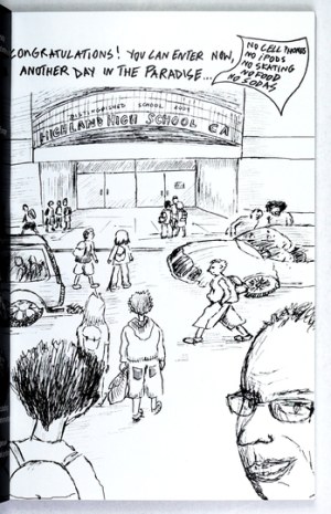 TEACHER'S Diary in Black & White. Scen. and drawings by Paul Vogler. [n.m.] [2012? Three Stories Prods.] 8, s. [106]...