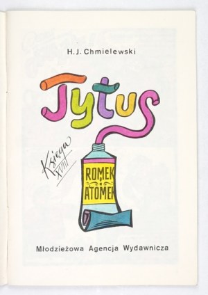 TYTUS, Romek and A'Tomek. Book 18. 1989. 1st ed.