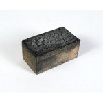 Motyw dekoracyjny z konikami duży. Klisza form. 2,2x4,4 cm na podstawie drewnianej.