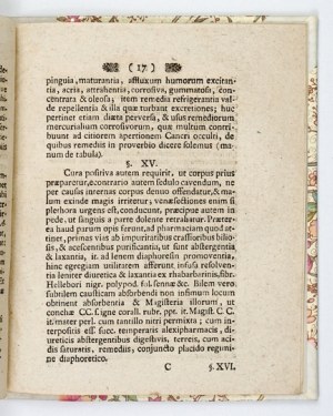 GOSKY Christian Wilhelm - Dissertatio inauguralis medico-chirurgica de cancro, Quam, auspice deo propitio et Consensu at...