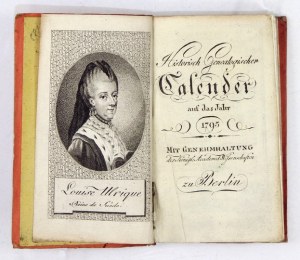 HISTORISCH Genealogischer Calender auf das Jahr 1795. mit Genehmhaltung der Königl. Academ. d. Wissenschaften....