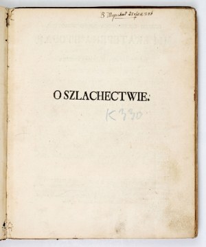 CATARINE II - On nobility. 1785 (Russian and Polish text).