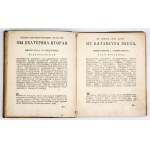 KATARZYNA II - O szlachectwie. 1785. (Tekst rosyjski i polski).