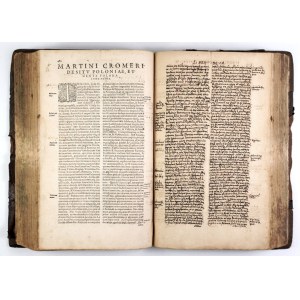 KROMER M. - Polonia. Kolonia 1589. Piąte najpełniejsze łacińskie wydanie dzieła.