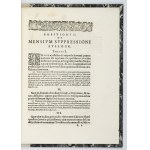 MANLIUS Georg - Positionvm de svppressione mesivm dodekas [gr.], quâ non sine Deo, Magnifico, Excellentissimo, [......