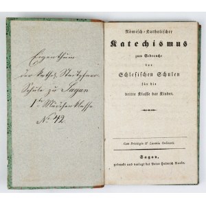RÖMISCH-KATHOLISCHER Katechismus - wydany w Żaganiu po 1797.