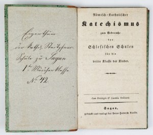 RÖMISCH-KATHOLISCHER Katechismus - published in Zagan after 1797.
