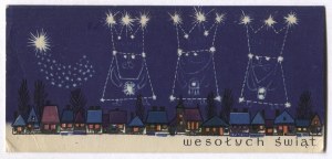 [JASTRUN Mieczyslaw]. Mieczyslaw Jastrun's handwritten New Year's greetings sent to poet and satirist Jan Huszcza in L...