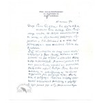 [KRZYŻANOWSKI Julian]. Dwa odręczne listy Juliana Krzyżanowskiego do Jana Rydla w Będzinie, dat....