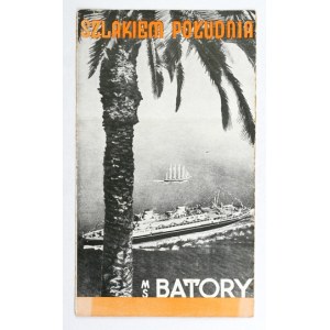 Folder z inauguracyjnego rejsu M/S Batory w IV-V 1936.