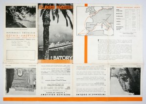 Folder from the inaugural voyage of the M/S Batory in IV-V 1936.