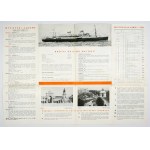 Folder z inauguracyjnego rejsu M/S Batory w IV-V 1936.