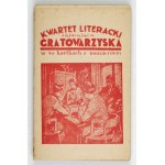 [KARTY, gra towarzyska]. Kwartet literacki. Zajmująca i pouczająca gra towarzyska w 40 kartkach....