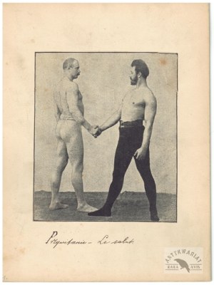 [SPORT, wrestling]. A set of 20 overview boards for pre-1939 wrestling exercises.