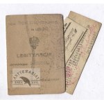 [KRZYŻ Walecznych - legitymacja]. Legitymacja nr 166 uprawniająca por. Józefa Oleksowicza do noszenia Krzyża Walecznych,...