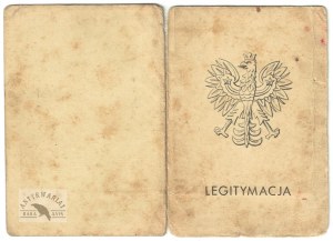 LEGITIMATION for Cpl. Jozef Lechowicz issued by the Reconnaissance Detachment of the 2nd D[ywizja] S[trzelców] P[ieszych]....