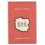 ORGANIZACJA Pomocy Ojczyźnie. Dokument wydany Genowefie Kabat w Issoudun (Francja, dep. Indre)...