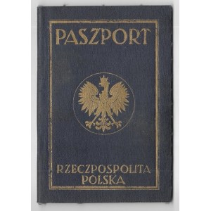 PASZPORT - Rzeczpospolita Polska. Dokument wystawiony nauczycielowi gimnazjalnemu Bronisławowi Dańcowi dn. 20 V 1931 w K...