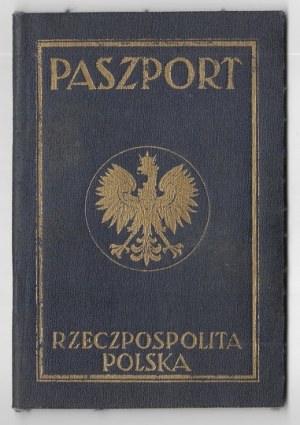 PASSPORT - Republic of Poland. Document issued to junior high school teacher Bronislaw Daniec on 20 May 1931 in K...